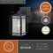 Vaxcel Hyde Park 1 Light Dusk to Dawn Bronze Mission Outdoor Wall Lantern Clear Glass T0466 - alternate 2